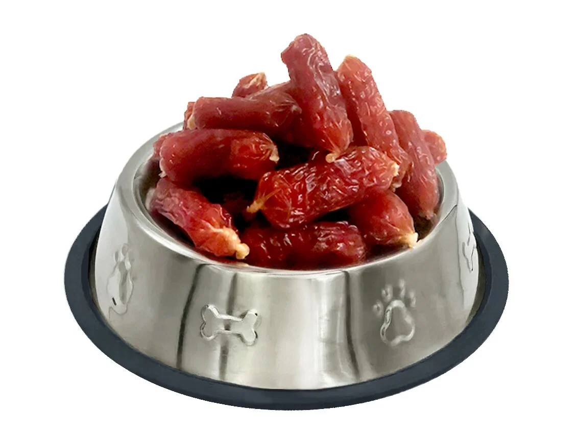Ковбаски з м’яса курки, (≈26-30шт/уп) 500 г.