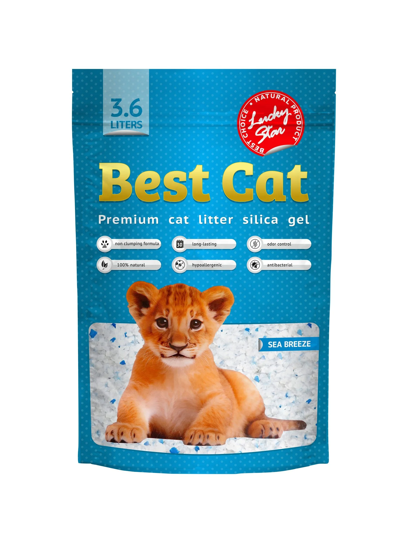 Силікагелевий наповнювач Best Cat Blue 3.6л