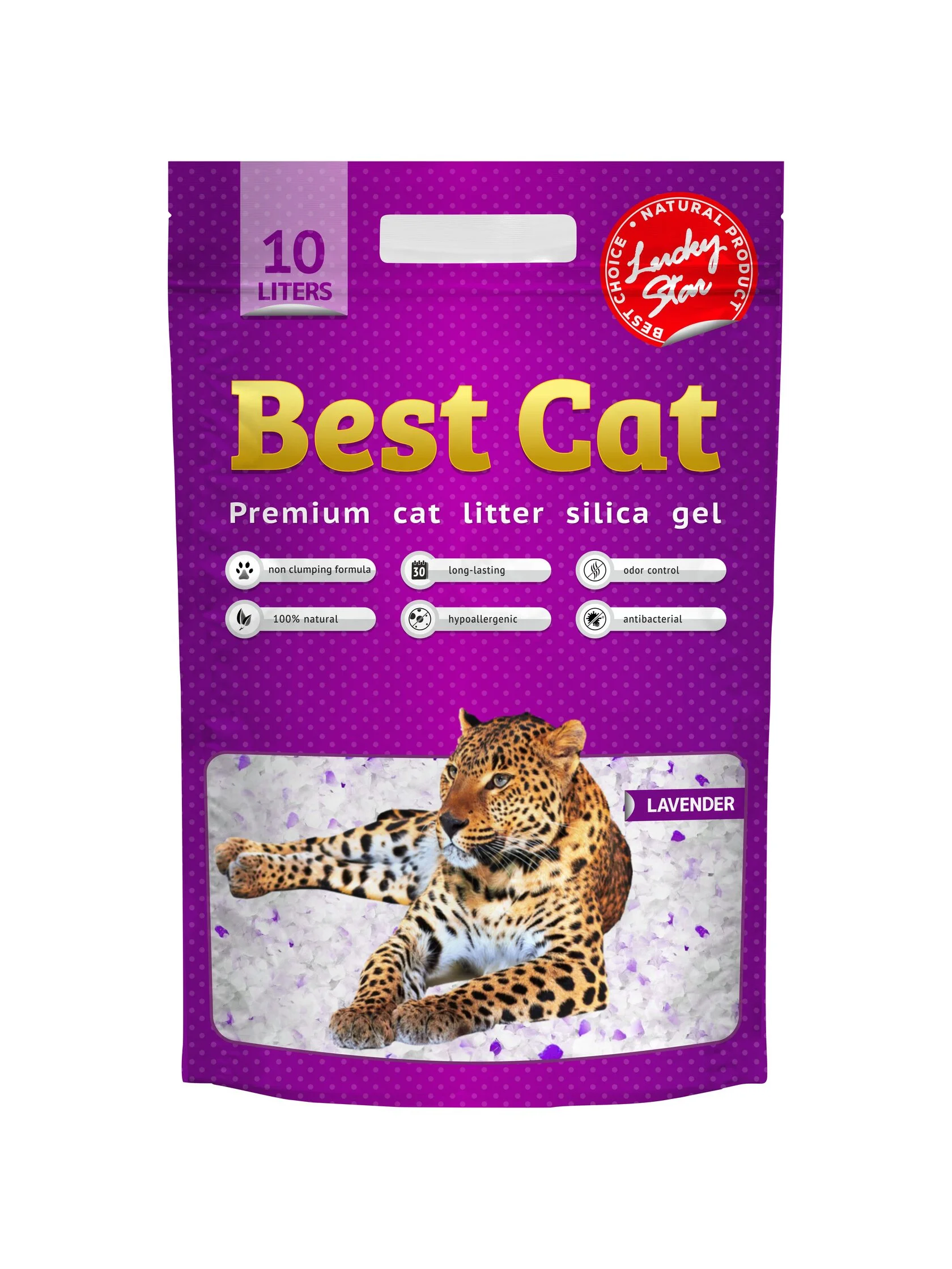 Силікагелевий наповнювач Best Cat Purple Lawanda 10л