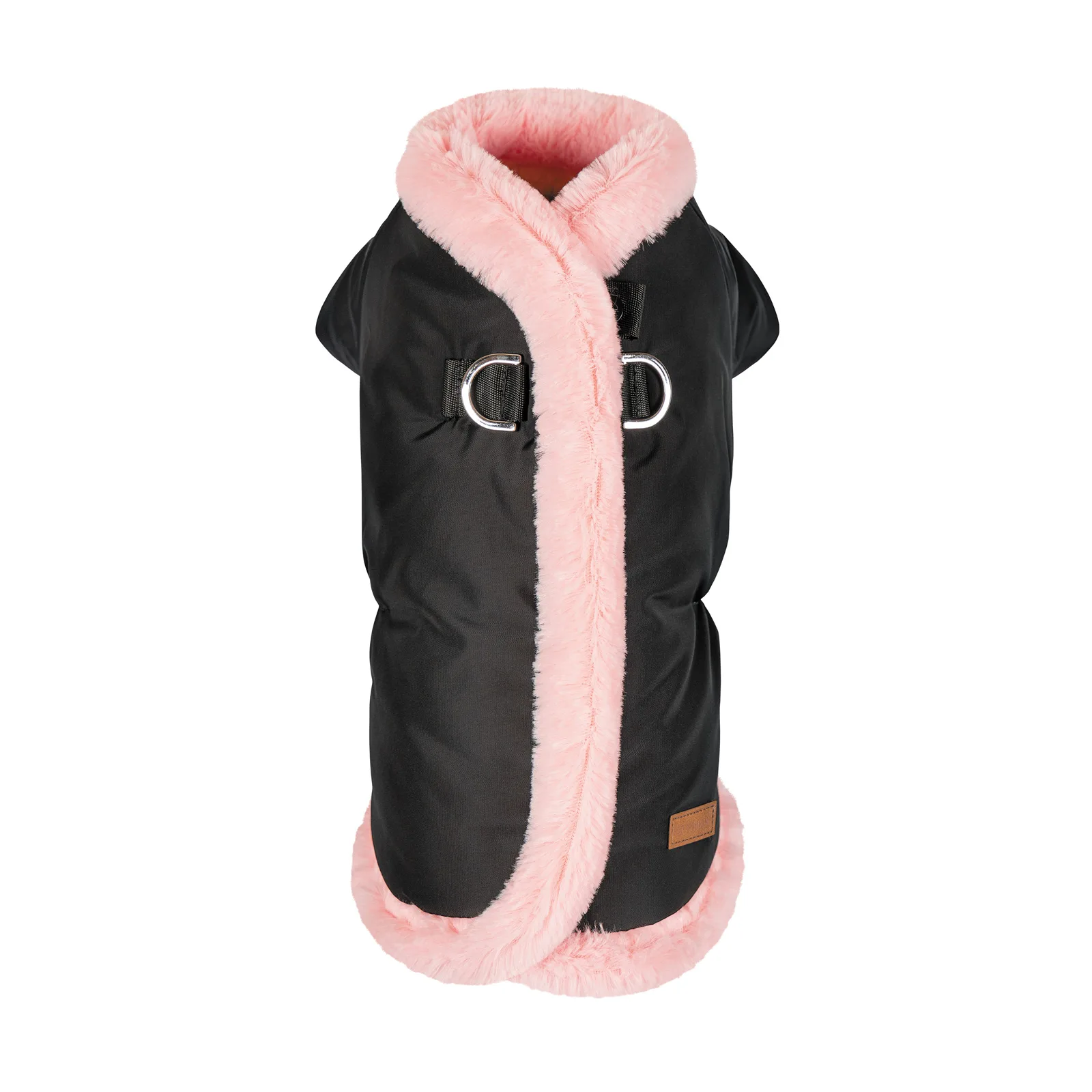 Куртка Pet Fashion Mery для собак чорний/рожевий XXS