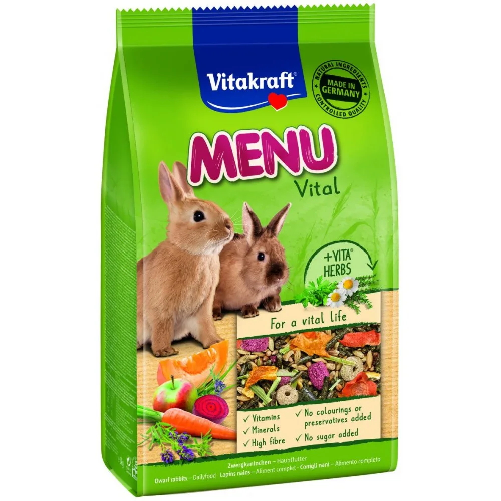 Корм Vitakraft Premium Menu Vital для декоративних гризунів для кроликів 1 кг