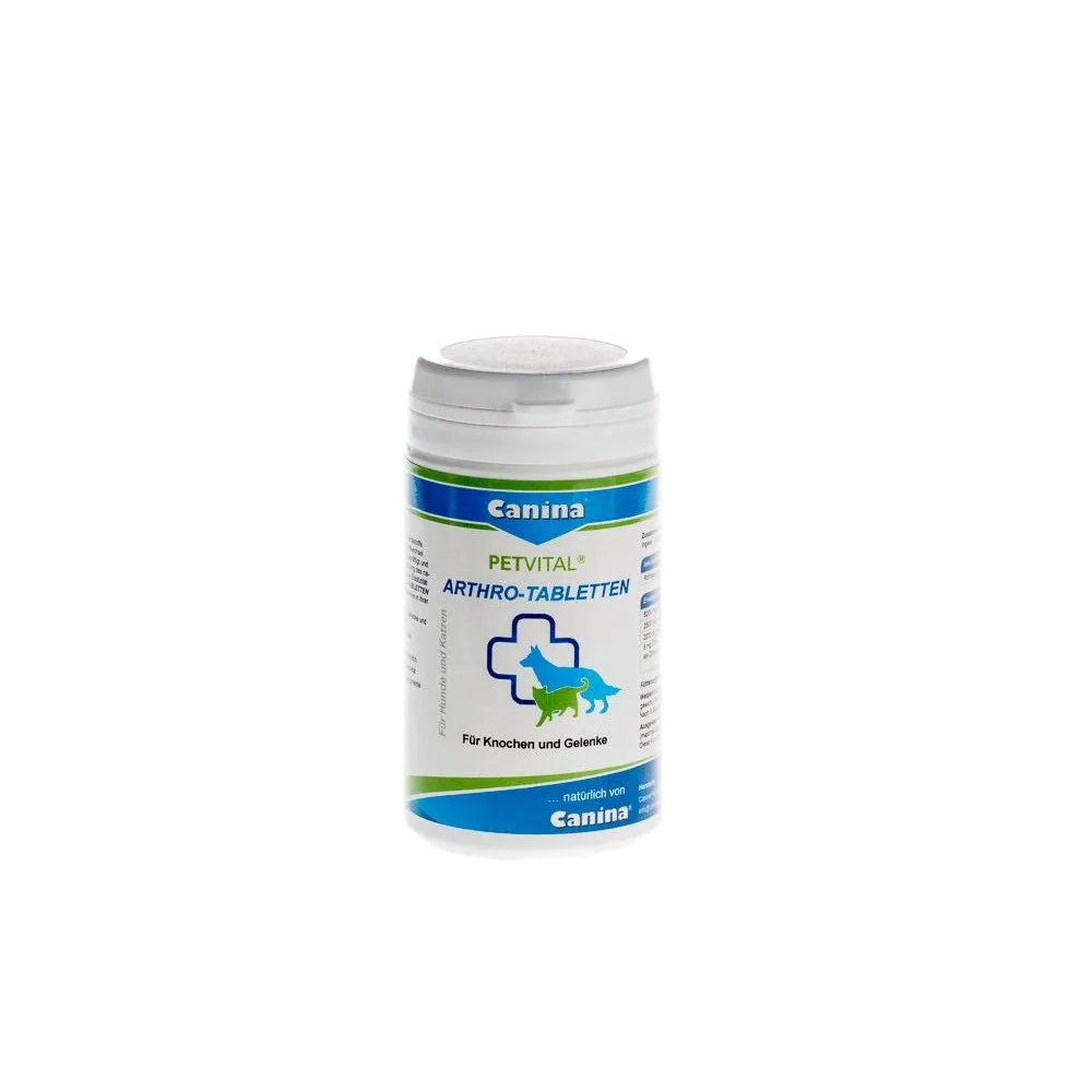 Мінеральний комплекс Canina Petvital Arthro-Tabletten для собак та котів для проблемних суглобів 60 г 60 табл.