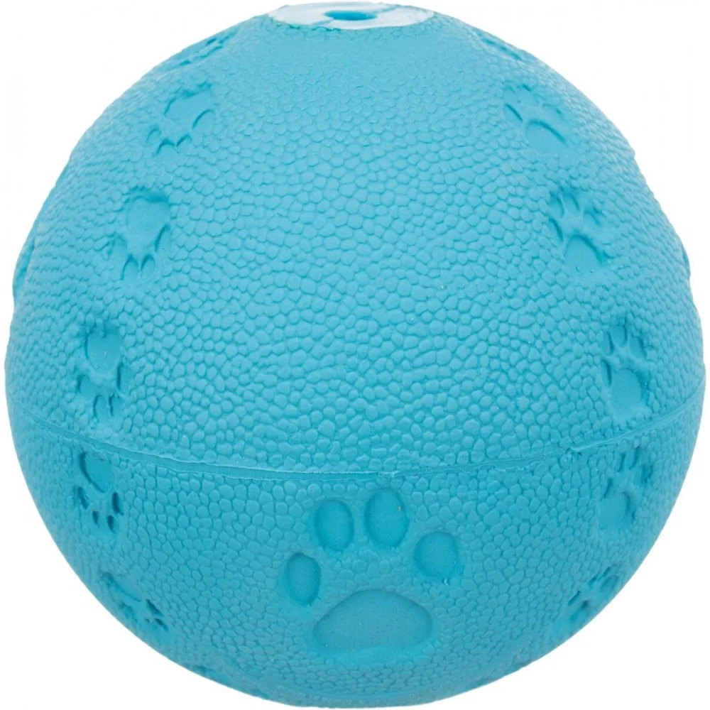 Іграшка Trixie для собак М_яч з пискавкою литий з лапкою гума 6 см — фото 4