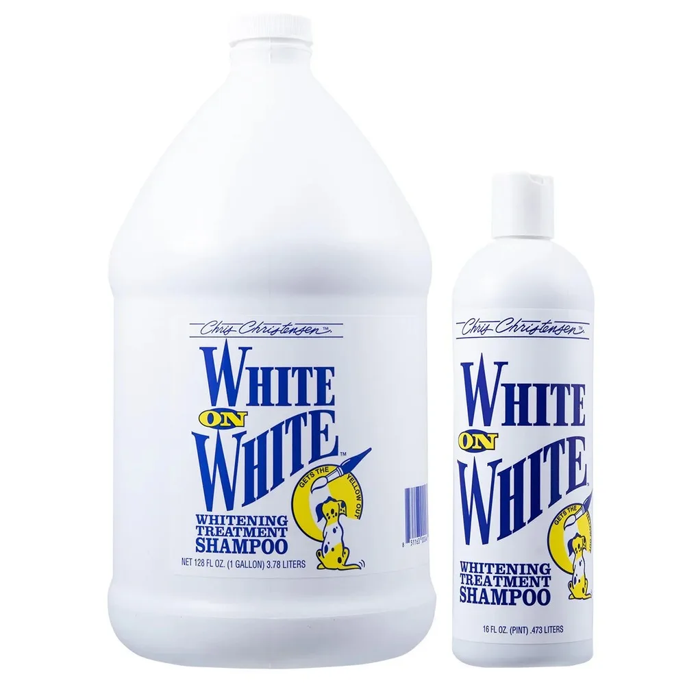 Шампунь Chris Christensen White on White для собак та котів для білої шерсті 3,8 л — фото 4