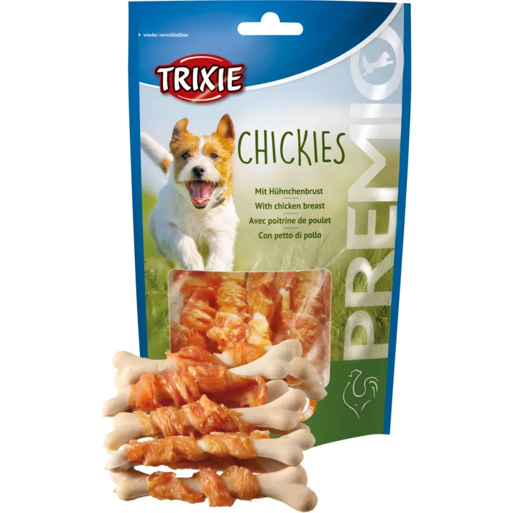 Ласощі Trixie Chickies with Chicken Breast для собак збагачені кальцієм з куркою 100 г — фото 3