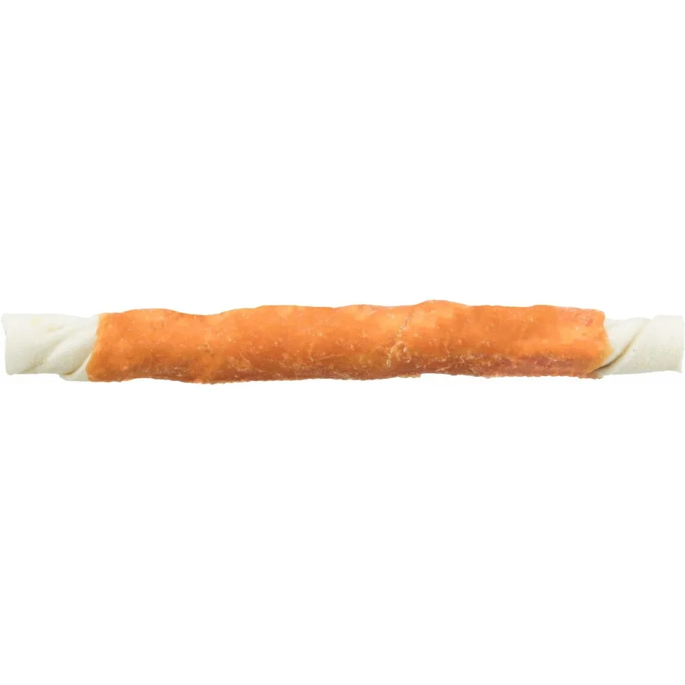 Ласощі Trixie Denta Fun Chewing Rolls для собак Палички для чищення зубів з куркою 17 см 140 г 3 шт — фото 2
