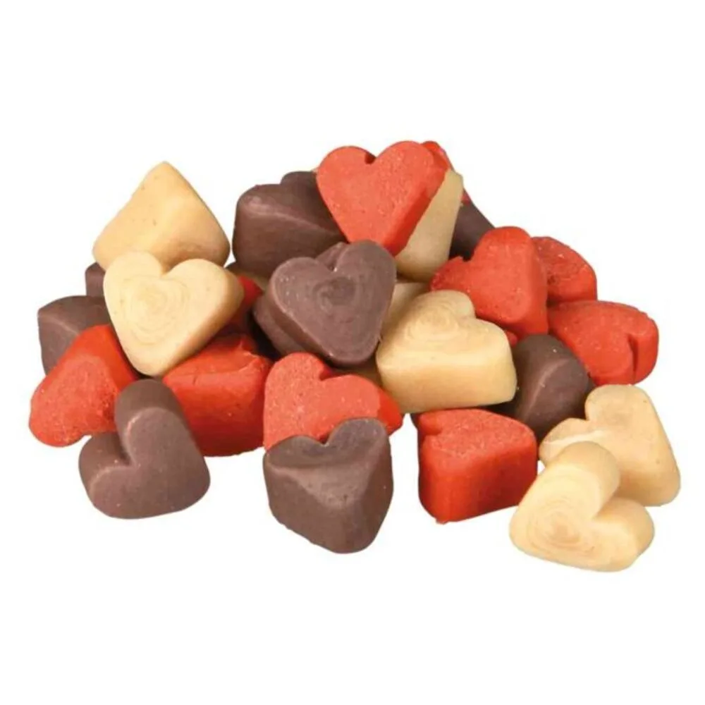 Ласощі Trixie Trainer Snack Mini Hearts для собак з куркою ягням та лососем 200 г — фото 2