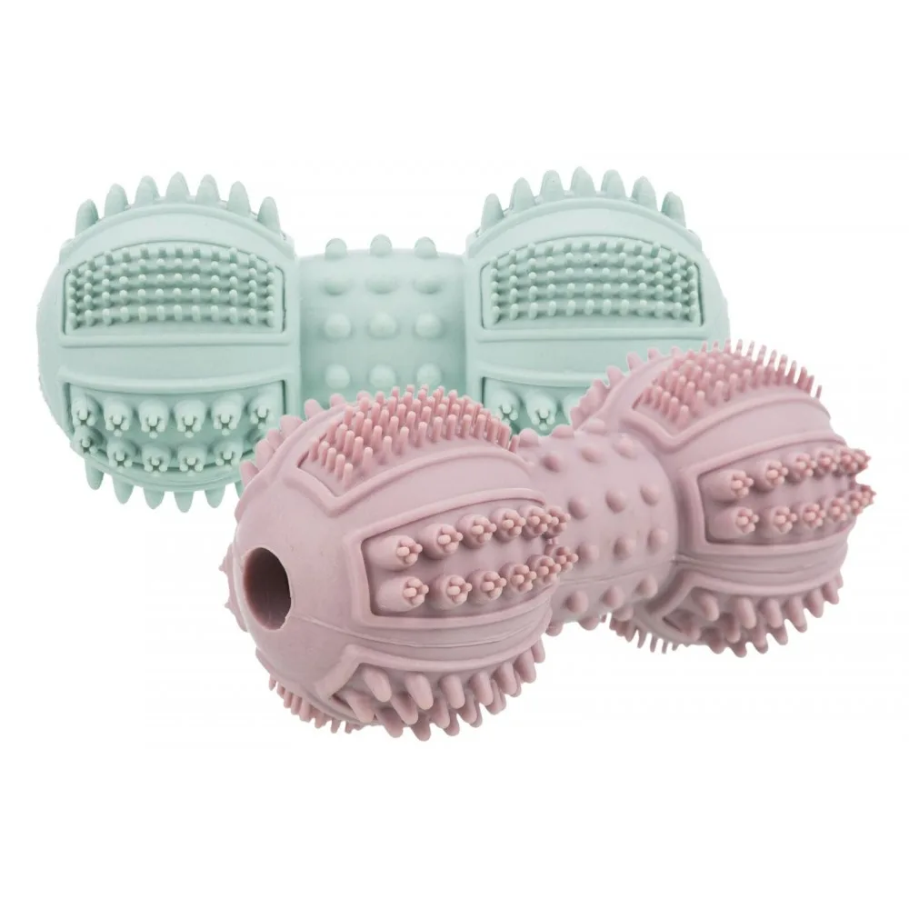 Іграшка Trixie Junior Dumbbell для цуценят Гантель шипована гума 9 см
