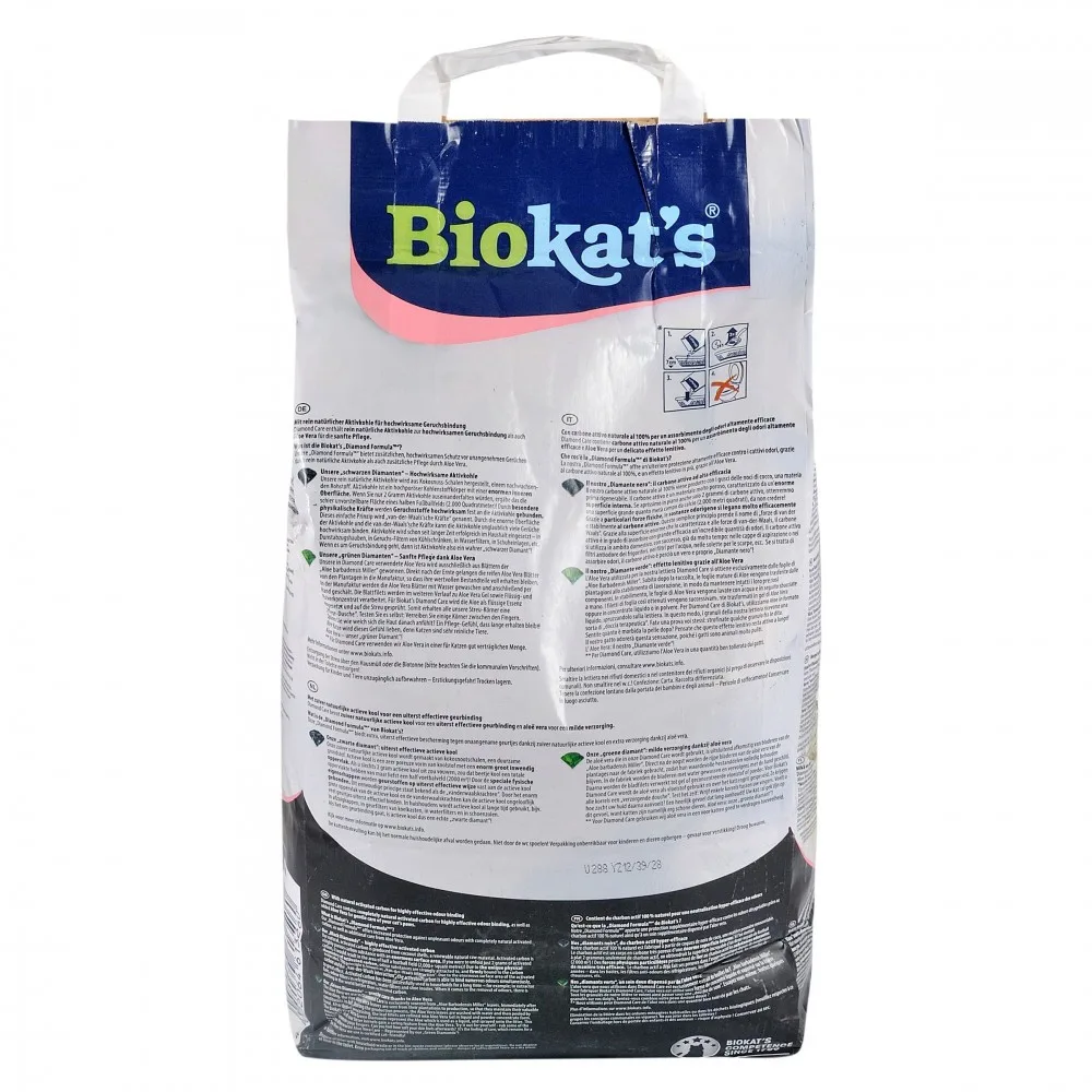 Наповнювач Biokat’s для котячого туалету Diamond Fresh бентонітовий 8 л — фото 2