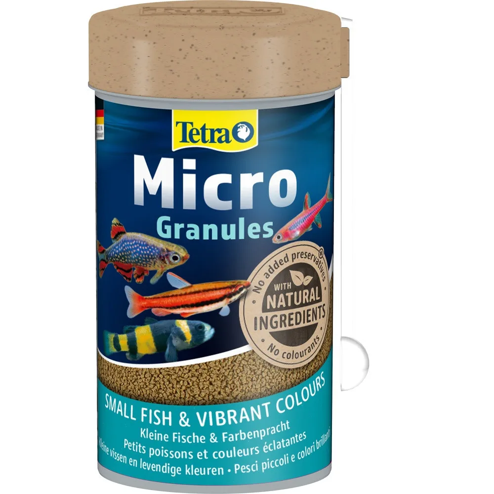 Корм Tetra Micro Granules для акваріумних дрібних рибок гранули 100мл — фото 4