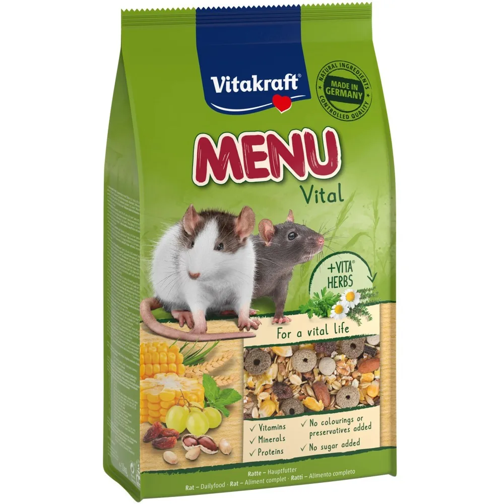 Корм Vitakraft Premium Menu Vital для декоративних гризунів та щурів 1000 г