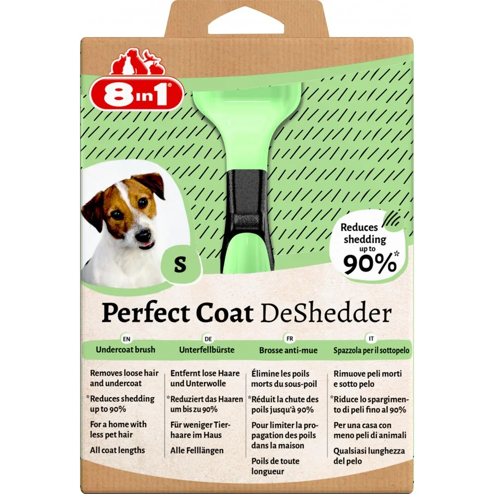 Дешеддер 8in1 Perfect Coat для вичісування собак розмір S 4,5 см — фото 3