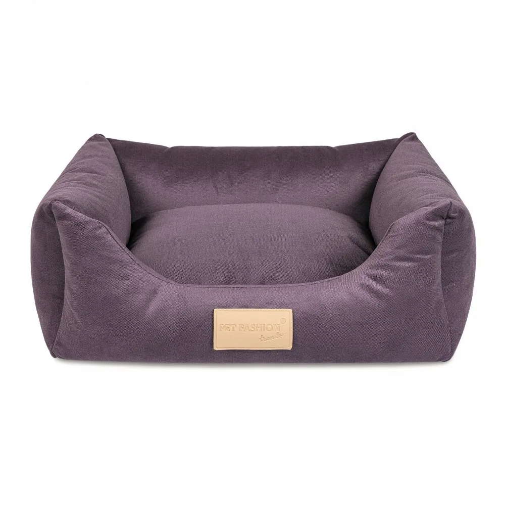 Лежак Pet Fashion Molly №1 для собак і котів фіолетовий 52х40х17 см