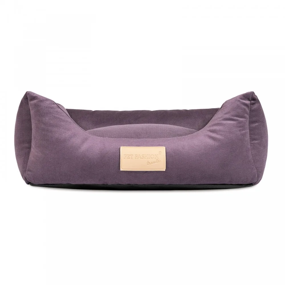 Лежак Pet Fashion Molly №1 для собак і котів фіолетовий 52х40х17 см — фото 2