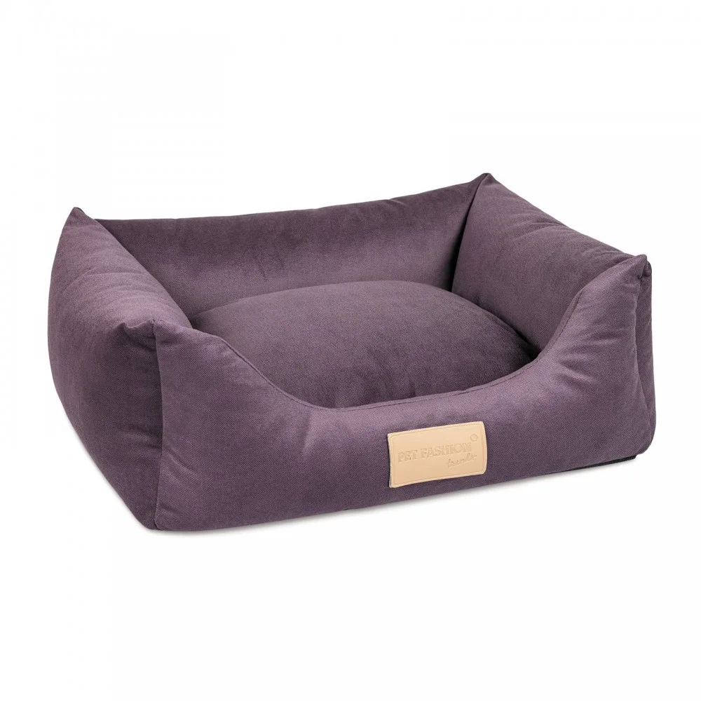Лежак Pet Fashion Molly №1 для собак і котів фіолетовий 52х40х17 см — фото 3