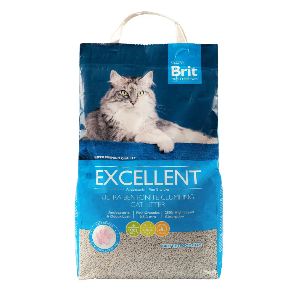 Наповнювач Brit Fresh Excellent Ultra Bentonite для котячого туалету бентонітовий 5 кг — фото 2