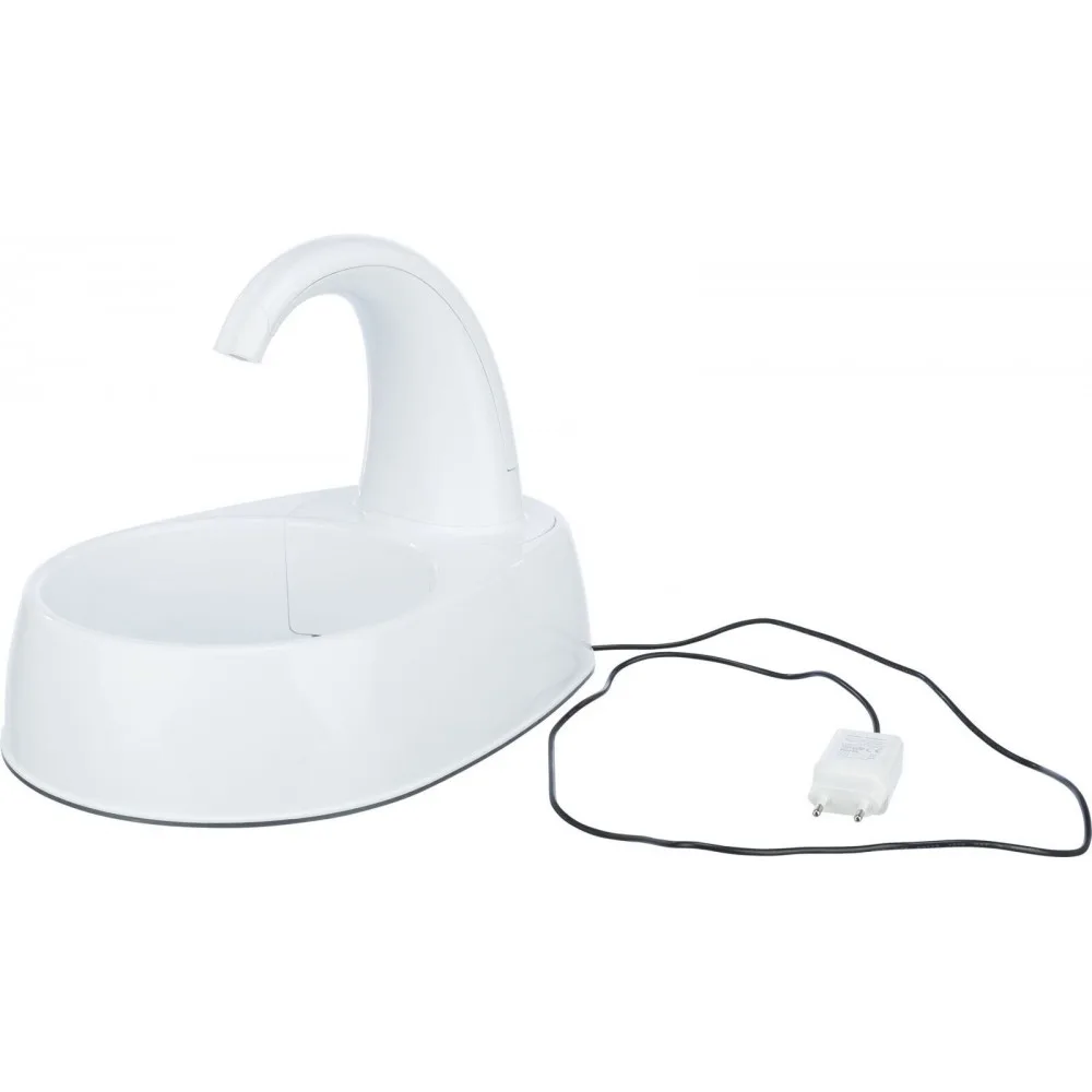 Поїлка-фонтан Trixie Curved Stream для собак біла пластик 2,5 л 25х24,5х35 см — фото 3