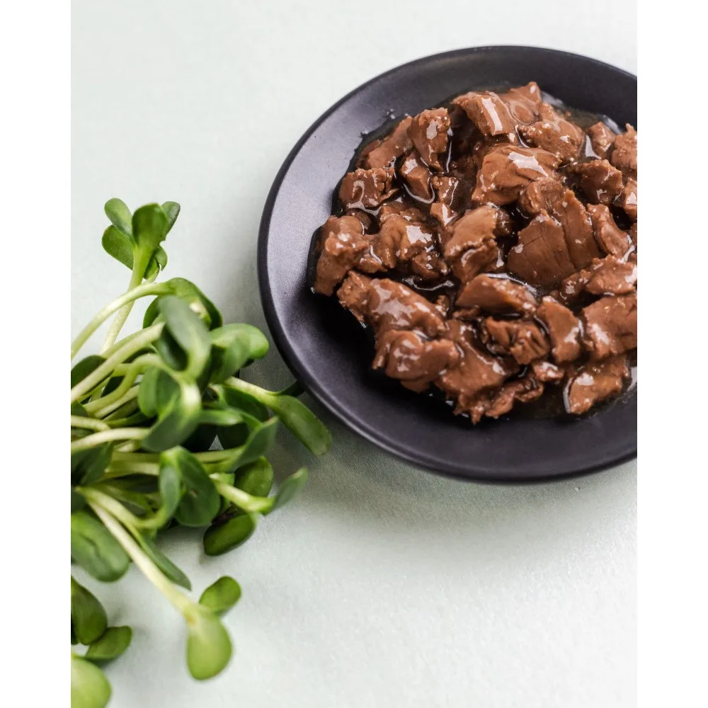 Корм вологий Savory Adult Cat Pouch Salmon & Peas in Gravy для дорослих котів з лососем та горошком у соусі 85 г — фото 2