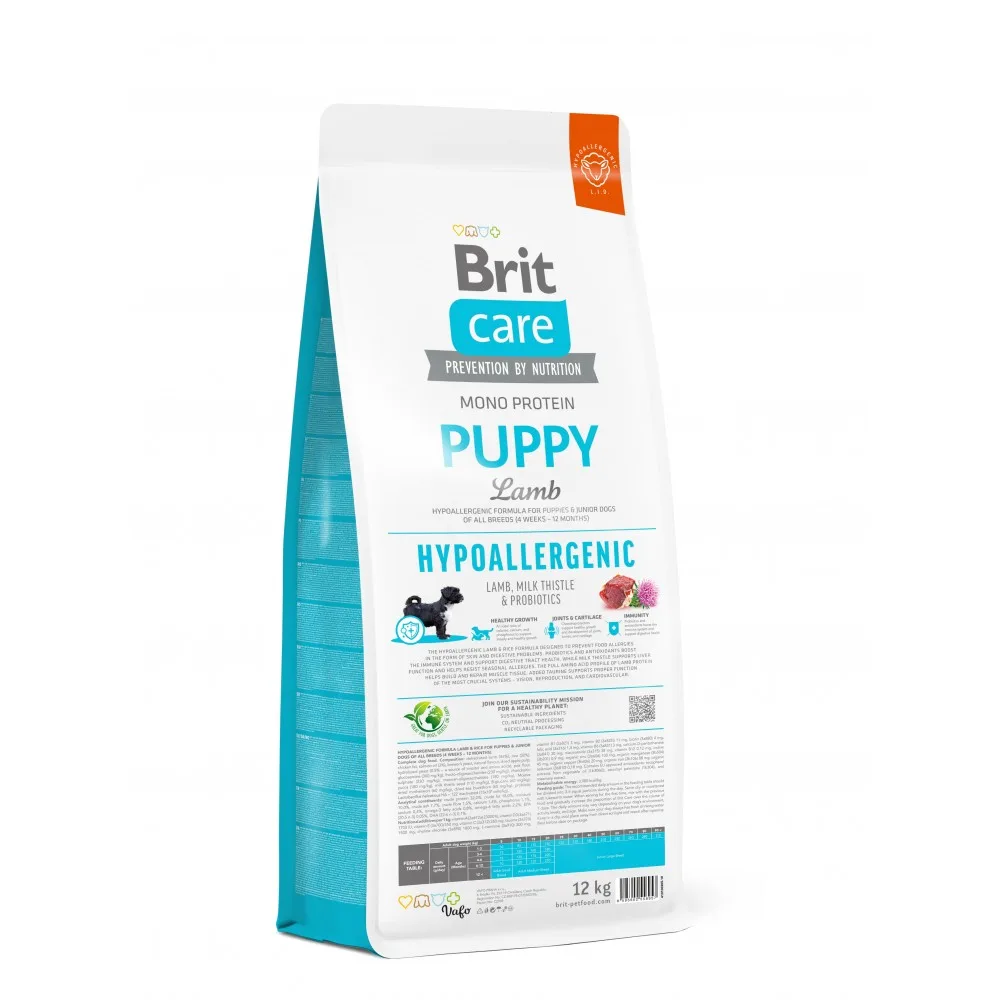 Корм сухий Brit Care Dog Hypoallergenic Puppy для цуценят гіпоалергенний з ягням 12 кг — фото 4