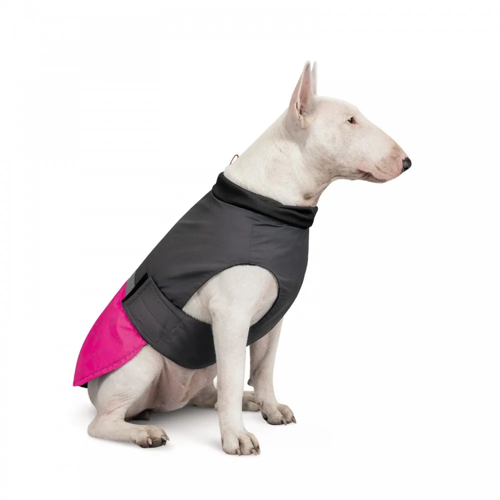 Попона Pet Fashion Roy для собак малиновий/сірий 2XL — фото 2