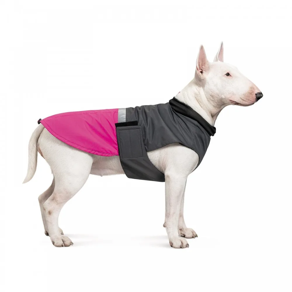 Попона Pet Fashion Roy для собак малиновий/сірий 7XL — фото 3