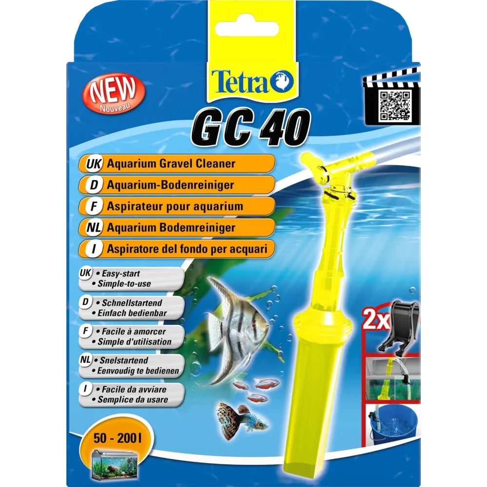 Сифон Tetra GC 40 для акваріума для чищення грунту 50-200л — фото 3