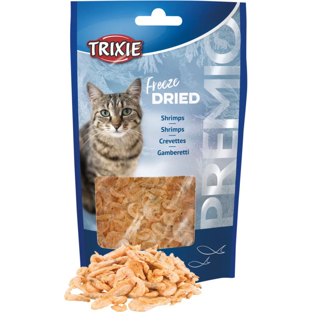 Ласощі Trixie PREMIO Freeze Dried креветки д/котів 25 г — фото 3