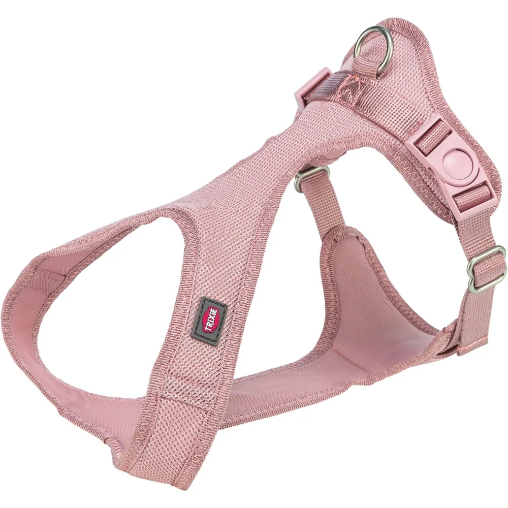 Шлея Trixie Comfort для собак м яка XS–S 30–45 см 15 мм світло-рожева