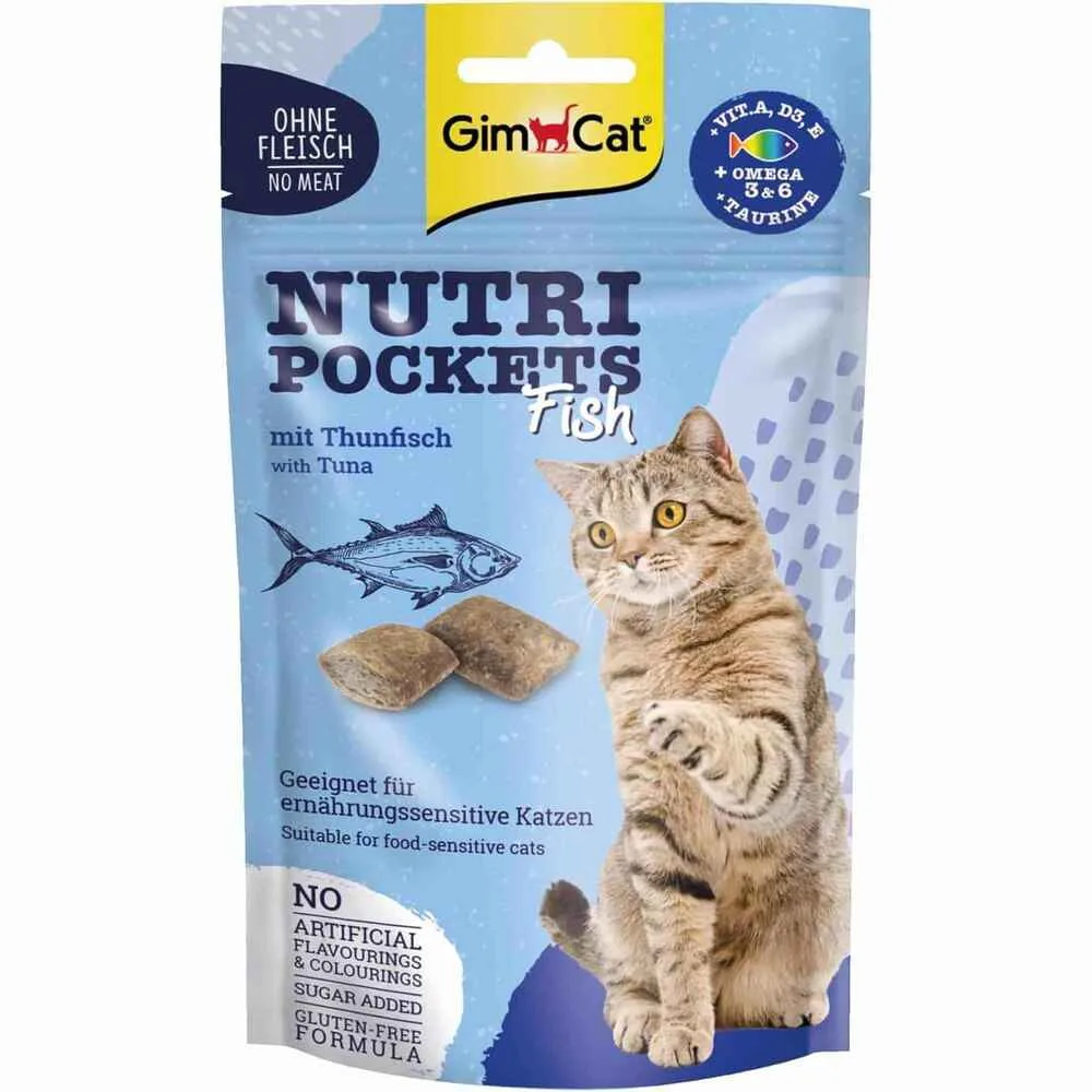 Ласощі Nutri Pockets для котів Рибні Тунець 60г — фото 3