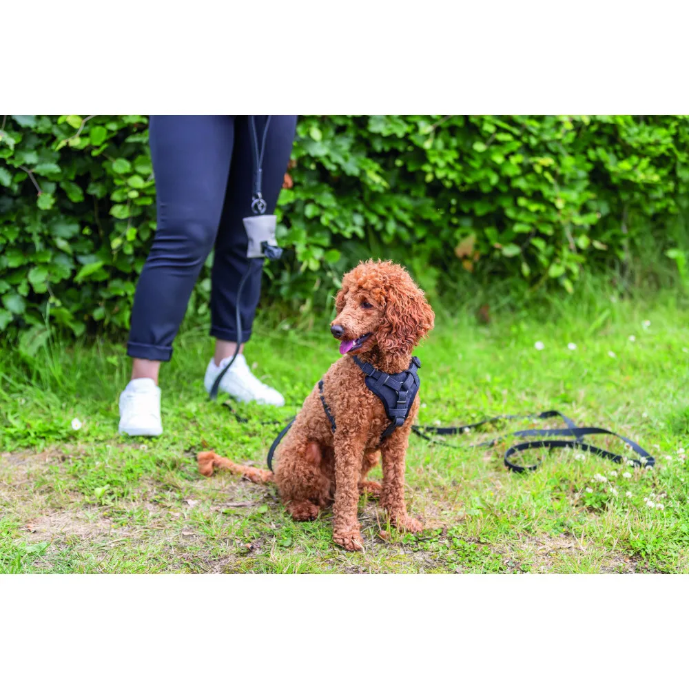 Шлея Trixie CityStyle H-harness для собак бавовна XS–S 30–44 см 10 мм чорна — фото 4