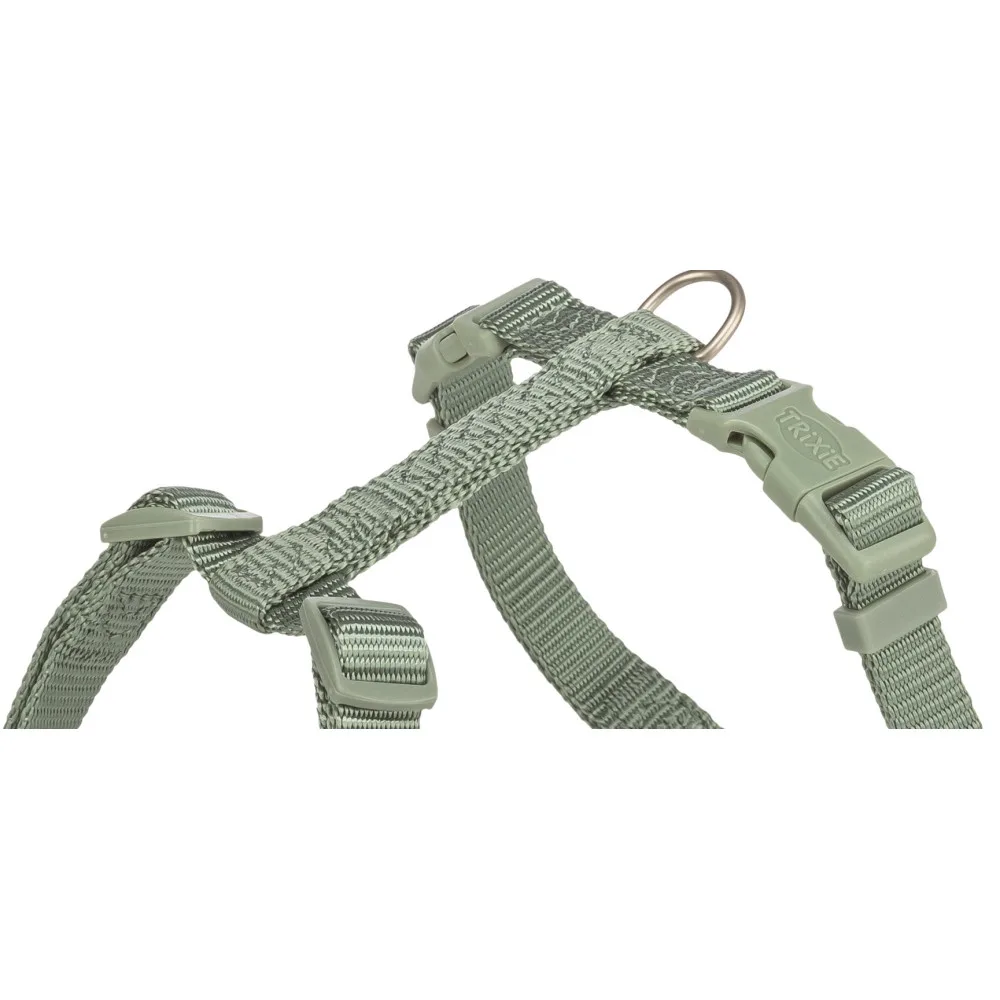 Шлея Trixie Premium H-harness для собак XXS–XS 20–32 см 10 мм світло-зелена — фото 2