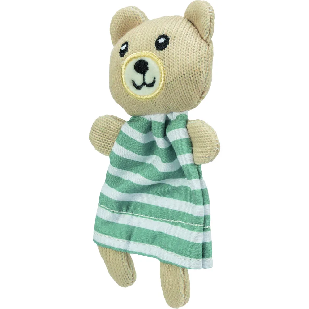 Іграшка Trixie для котів Ведмідь тканина з котячою м ятою 12 см — фото 2