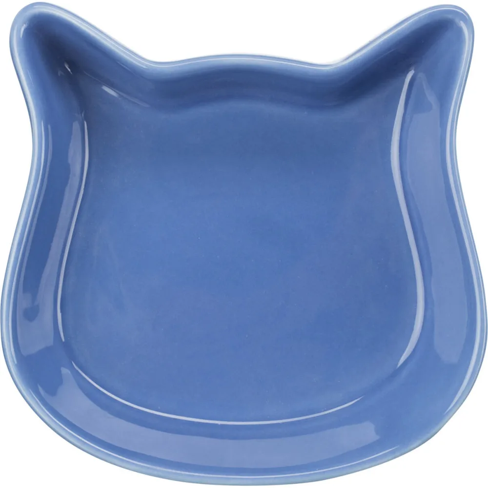 Миска Trixie для котів керамічна в формі котячої голови 0,25 л 12 х 12 см