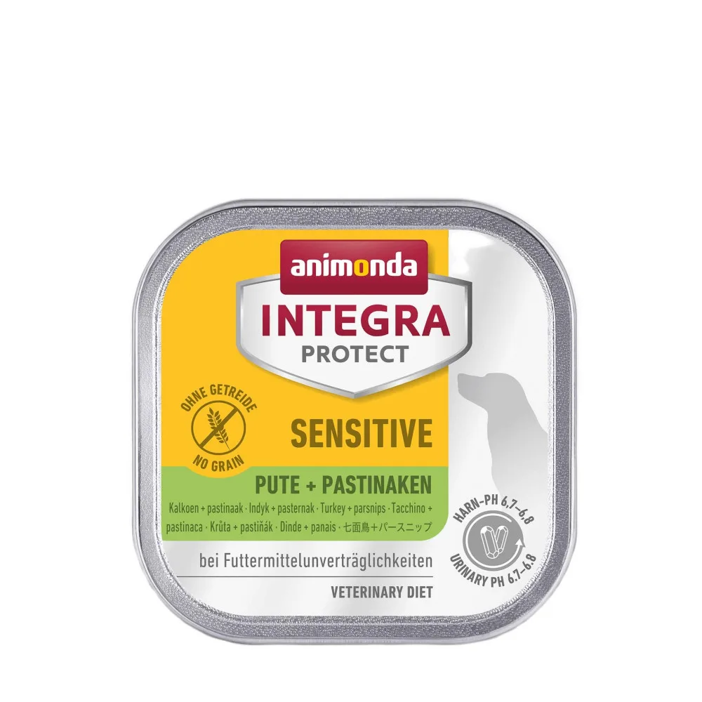 Корм ветеринарний вологий Integra Protect Sensitiv Turkey + Parsnips для собак при харчовій непереносимості індичка + пастер