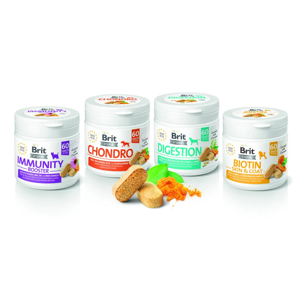 Вітаміни Brit Vitamins Chondro для собак для суглобів 60 таблеток — фото 3