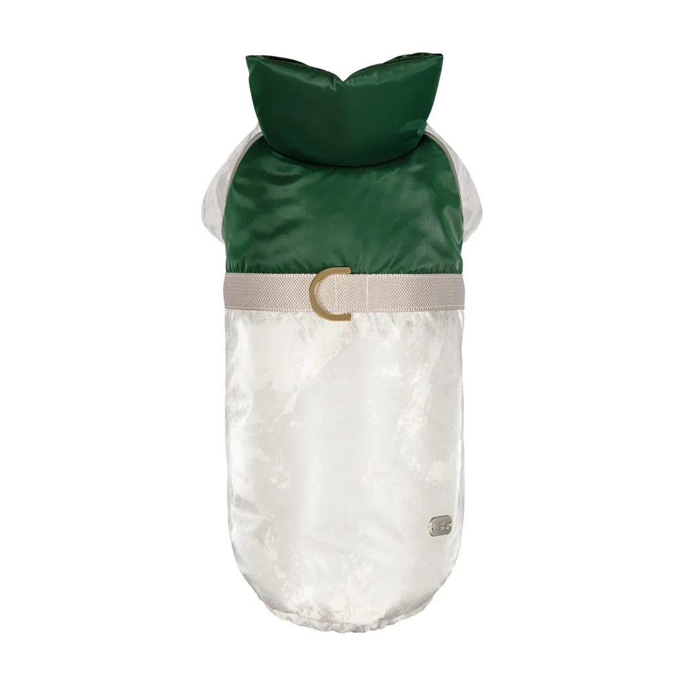 Куртка для собак Bony Pet Fashion, XS білий, зелений