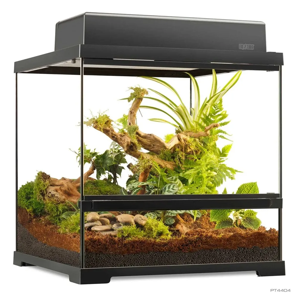 Тераріум ExoTerra для екзотичних тварин Pro Terrarium скляний 45x45x45 см — фото 2