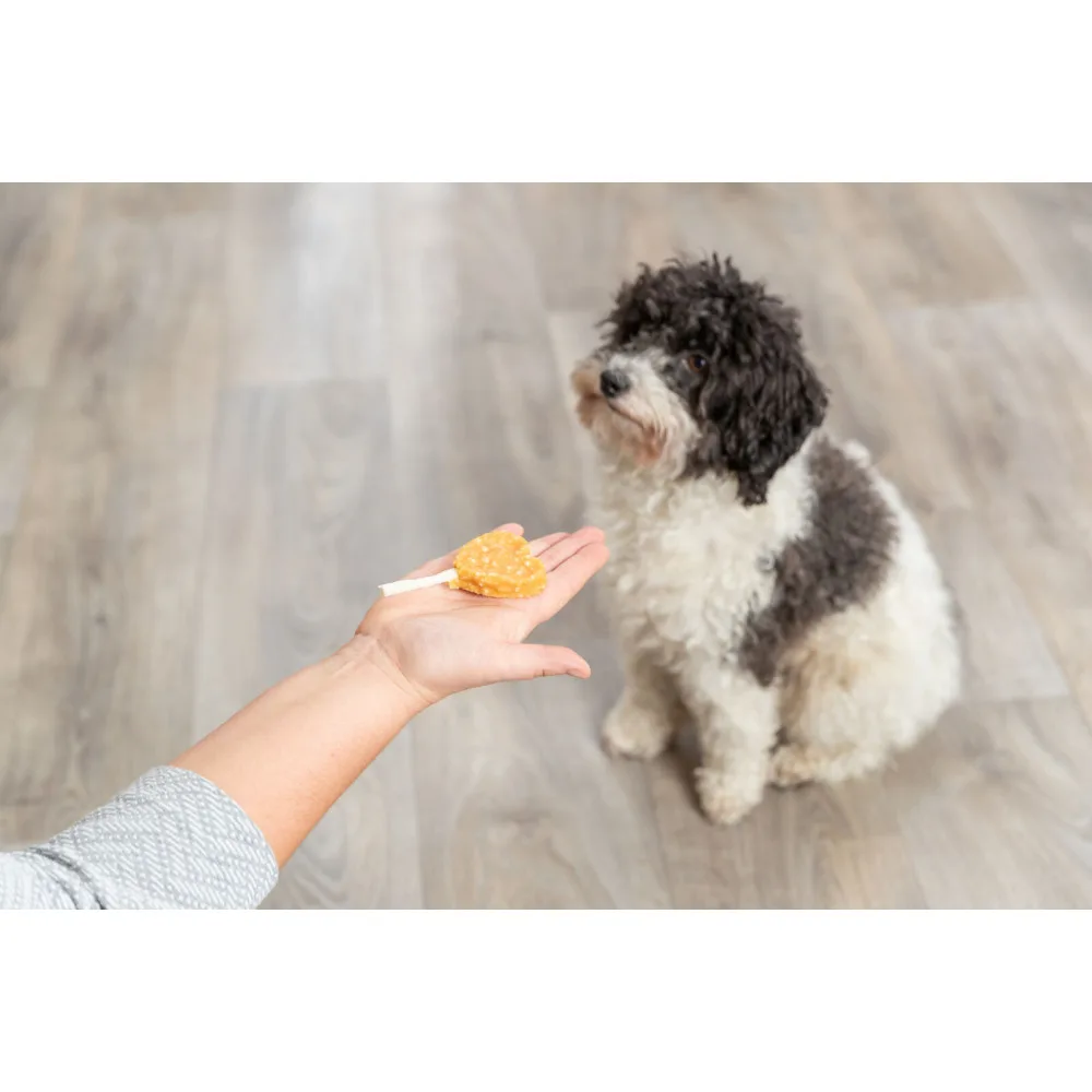 Ласощі Trixie PREMIO Lolly with chicken and rice, bulk для котів PREMIO Льодяник з куркою та рисом, ваговий, 10 см, 35 г_30 — фото 3