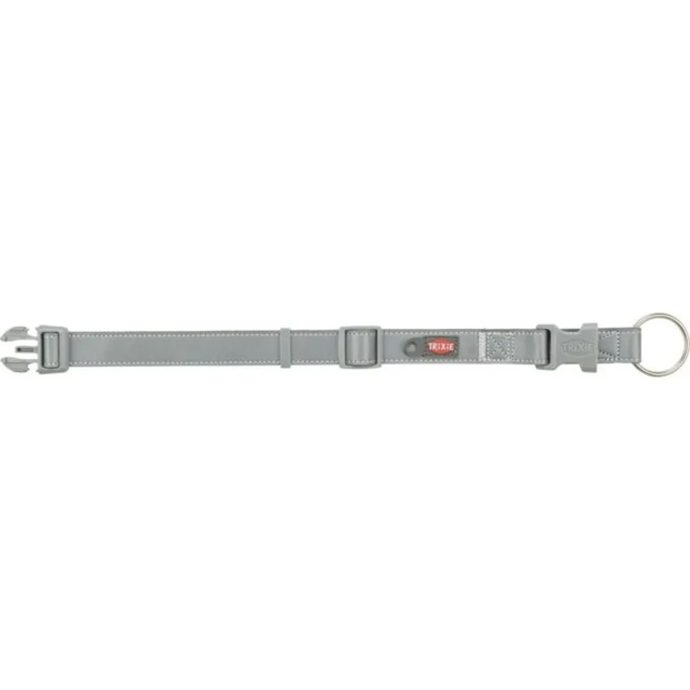 Нашийник Trixie для собак Premium Reflect світло відбиваючий графіт розмір XS-S 25-35 см/20 мм — фото 2