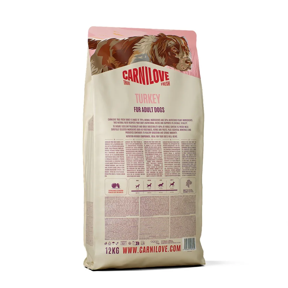 Корм сухий Carnilove True Fresh Turkey для cобак індичка 12 кг — фото 2