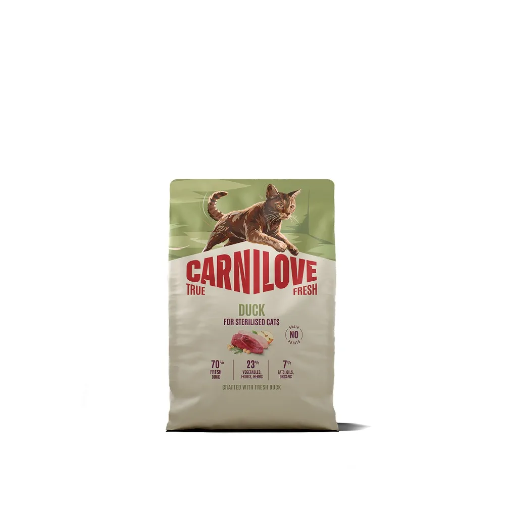 Корм сухий Carnilove True Fresh Duck Sterilised для стерилізованих котів качка 2 кг