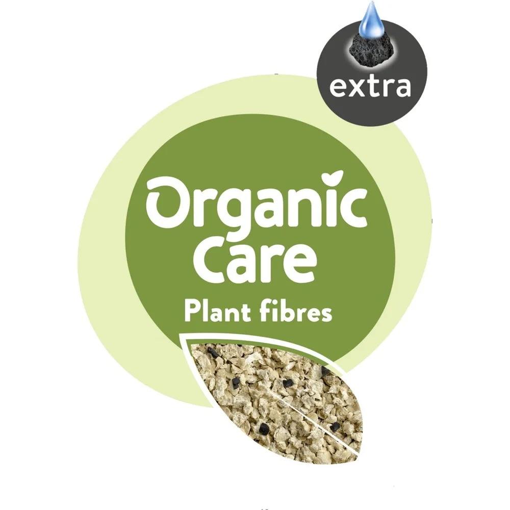 Наповнювач рослинний Biokats для котячого туалету Organic Care Extra 8л/3,2кг — фото 2