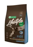 Nature’s Protection Lifestyle Sterilised White fish Сухий беззерновий корм для стерилізованих котів з білою рибою, 1,5 кг — фото 1
