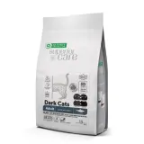 Nature’s Protection Superior Care Dark Cats Grain Free Herring Сухий беззерновий корм для дорослих котів з темним забарвленням з оселедцем, 1,5 кг — фото 1