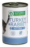 Nature’s Protection Kitten Turkey & Rabbit Вологий корм для кошенят з індичкою і кроликом, 400 г — фото 1