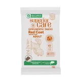 Nature’s Protection Superior Care Red Coat Hypoallergenic Oral Care Беззернові ласощі для дорослих собак з рудим забарвленням з лососем, 150 г — фото 1