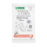 Nature’s Protection Superior Care White Dogs Clear Vision Беззернові ласощі для дорослих собак із білим забарвленням з лососем, 110 г — фото 1