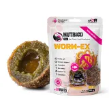 LK Baits Pet Nutrigo Worm-Ex S-M Функціональні ласощі для собак середніх порід з рослинним комплексом для кишківника (Ø 20 мм), 170 г — фото 1
