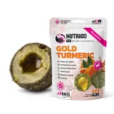 LK Baits Pet Nutrigo Gold Turmeric S-M Функціональні ласощі для собак середніх порід з куркумою (Ø 20 мм), 170 г — фото 1