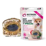 LK Baits Pet Nutrigel Beef S-M Функціональні ласощі для собак для суглобів з яловичиною і спіруліною (Ø 15 мм), 150 г — фото 1